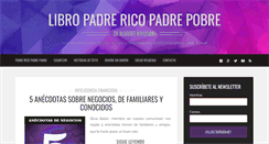Desktop Screenshot of libropadrericopadrepobre.com